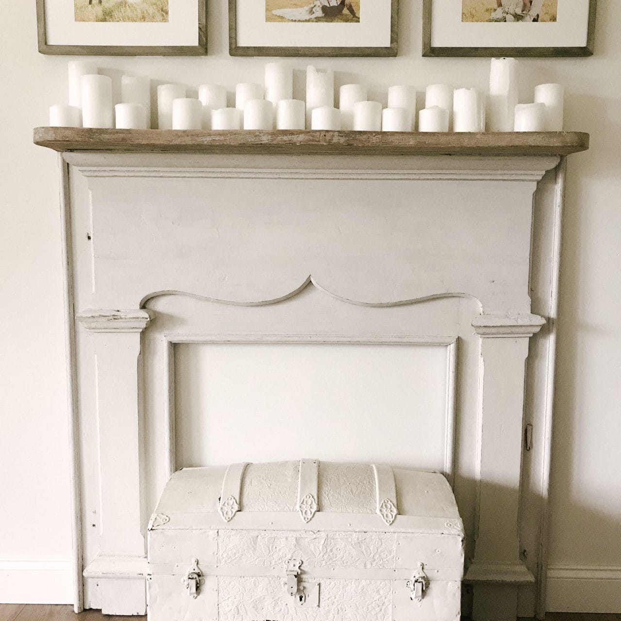 Antique Mantel Makeover