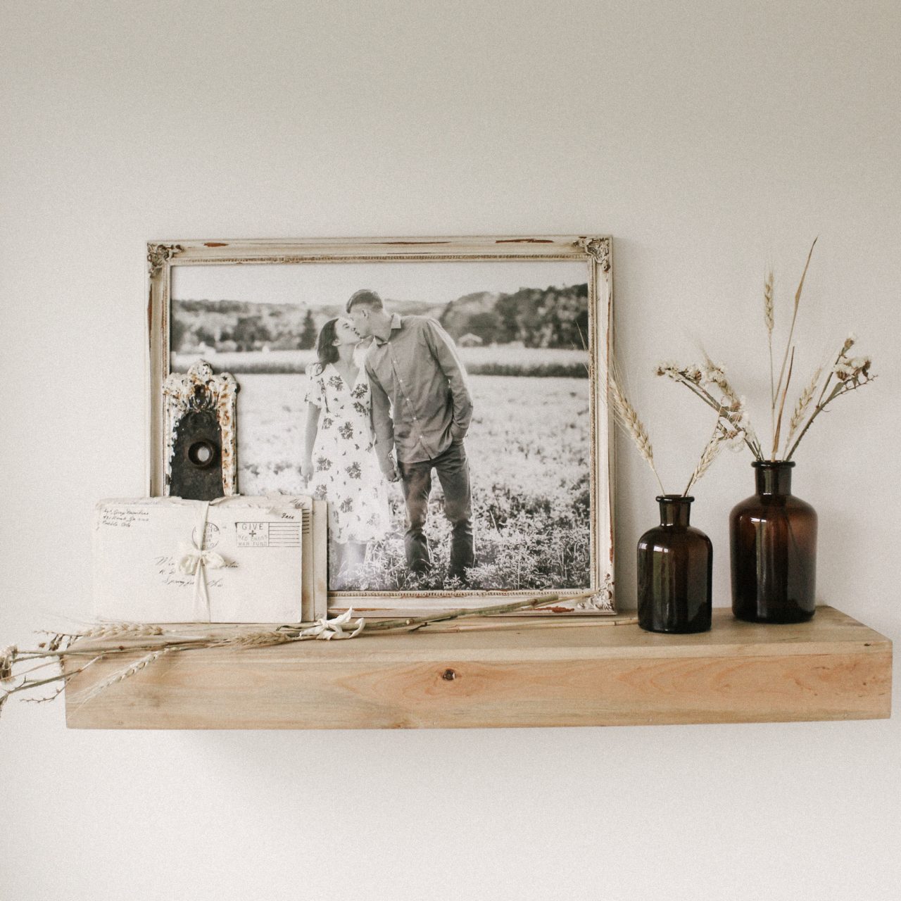 Master Bathroom Floating Shelf