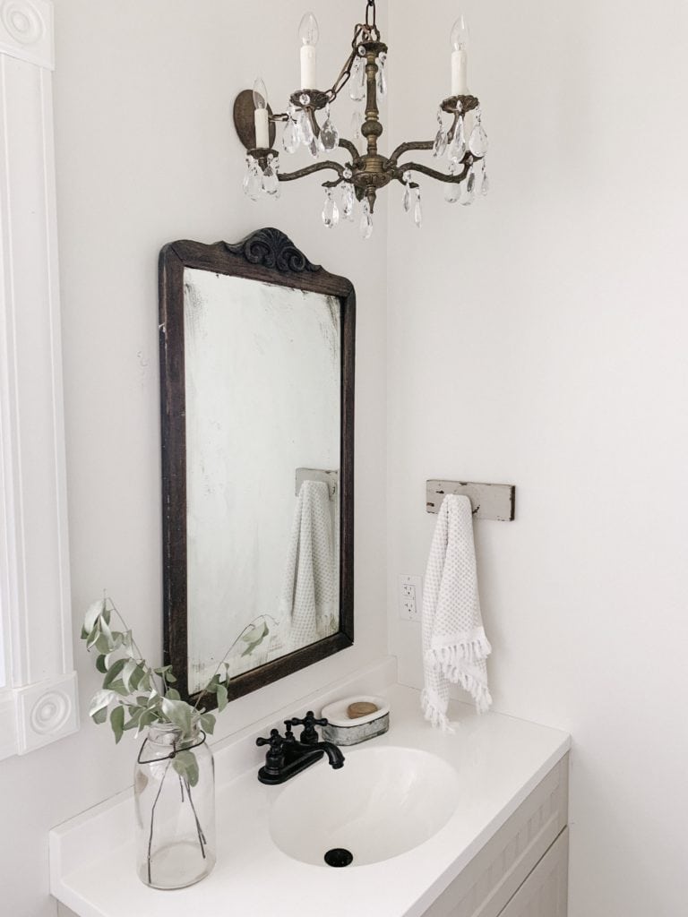 Antique Bathroom Chandelier - Sarah Jane Christy