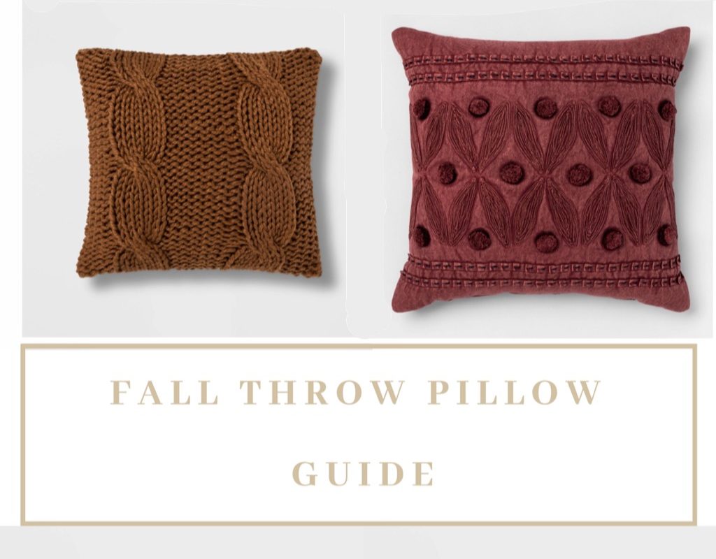 fall throw pillow guide