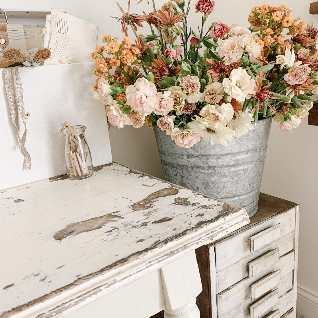 DIY Fresh Floral Bucket