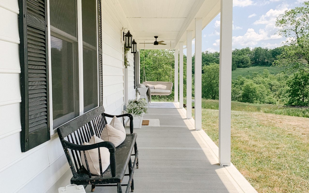 alabaster on porch outdoor