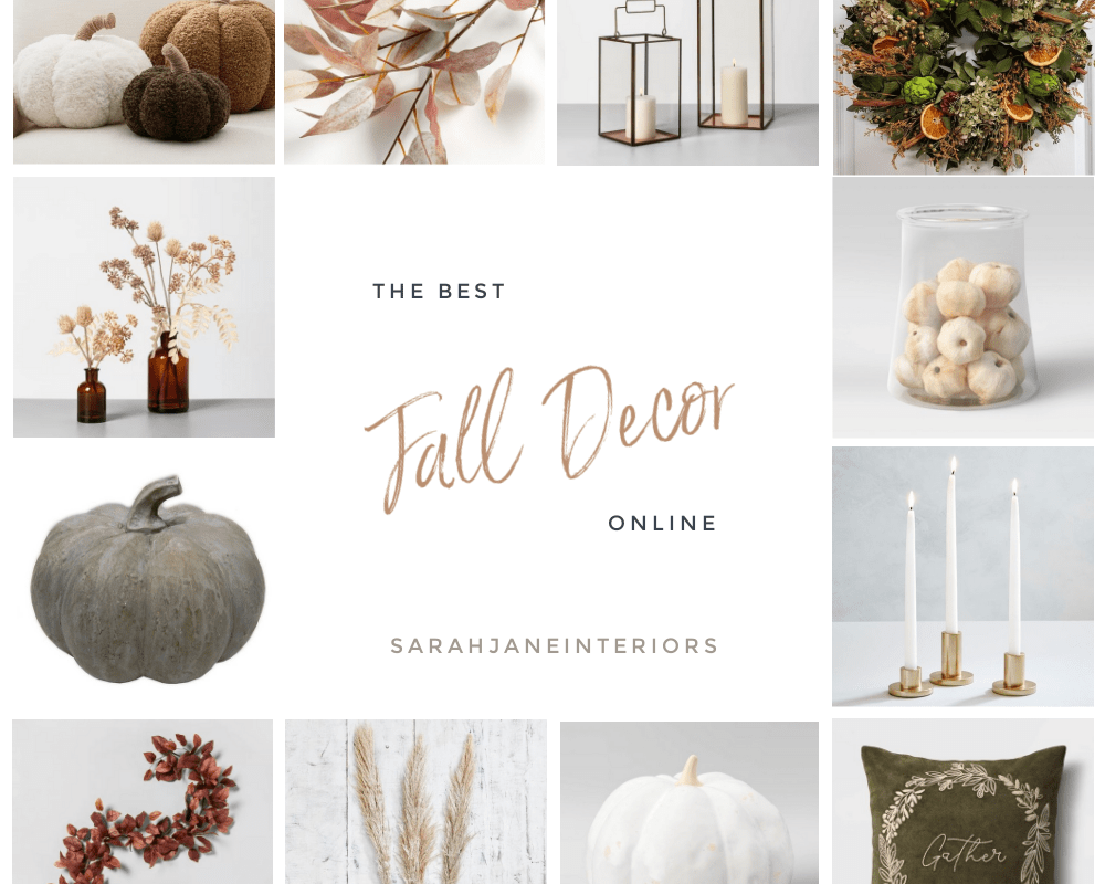 finding the best fall decor online 2020