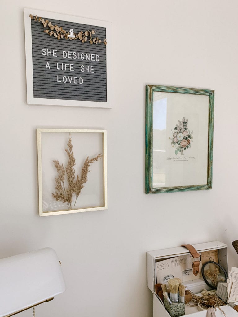 Fall Floating Frame Artwork Diy - Sarah Jane Christy