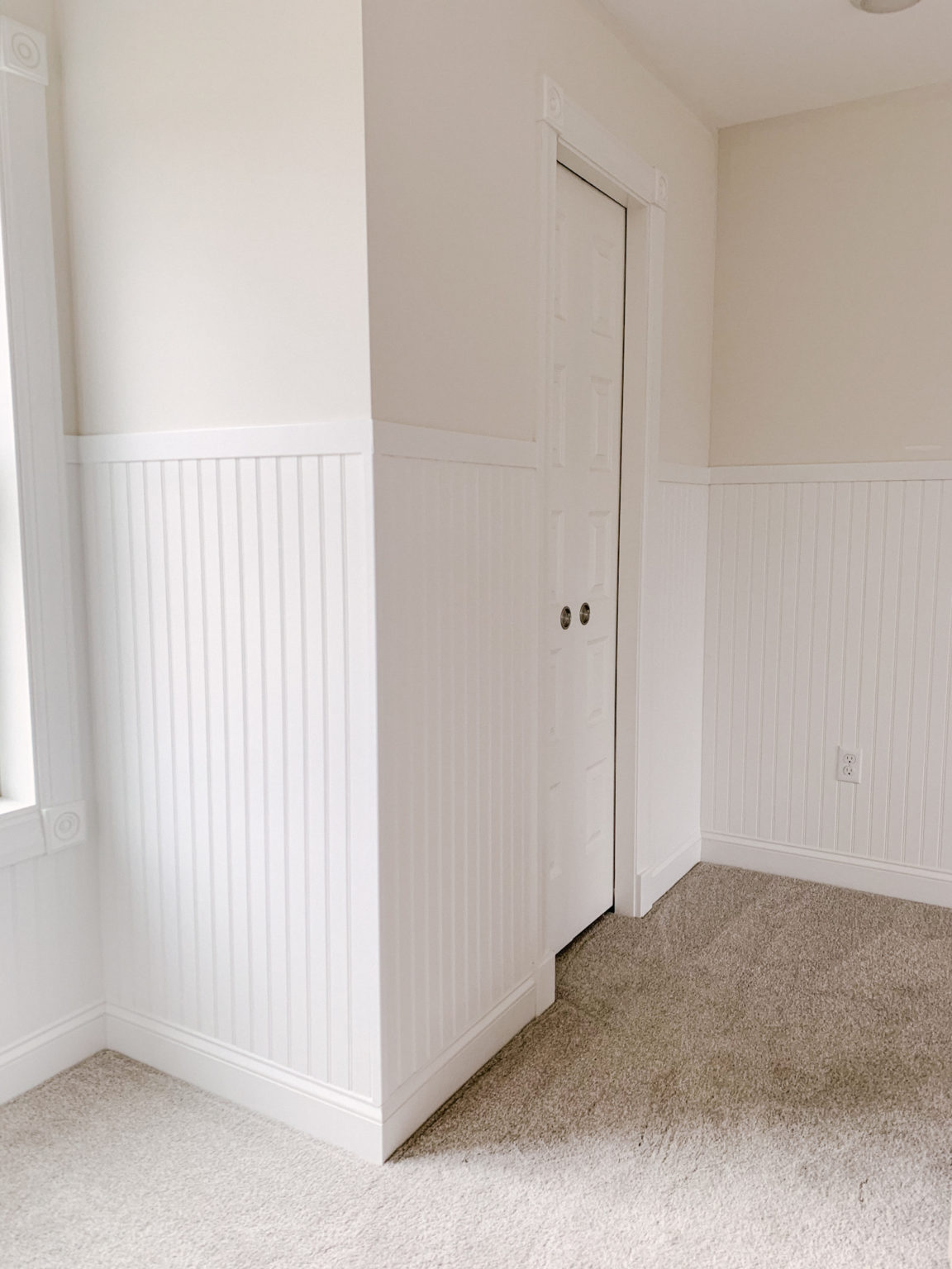 Easy and Affordable DIY Accent Wall With Beadboard - Sarah Jane Christy