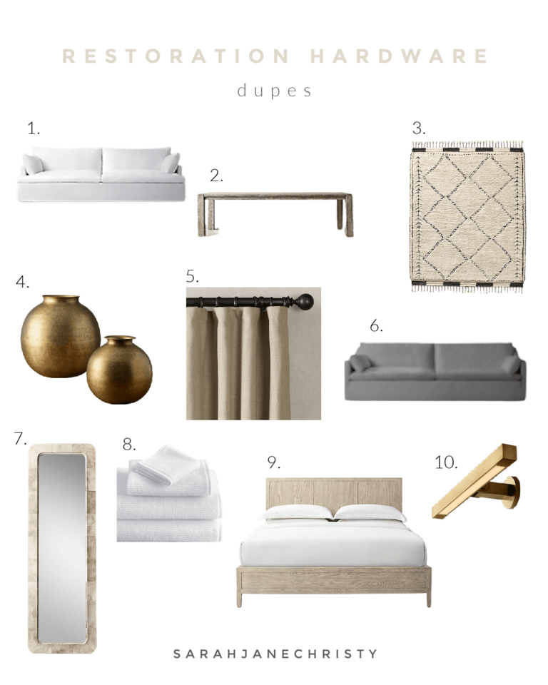 20 Affordable Restoration Hardware Dupes Stunning Look For Less