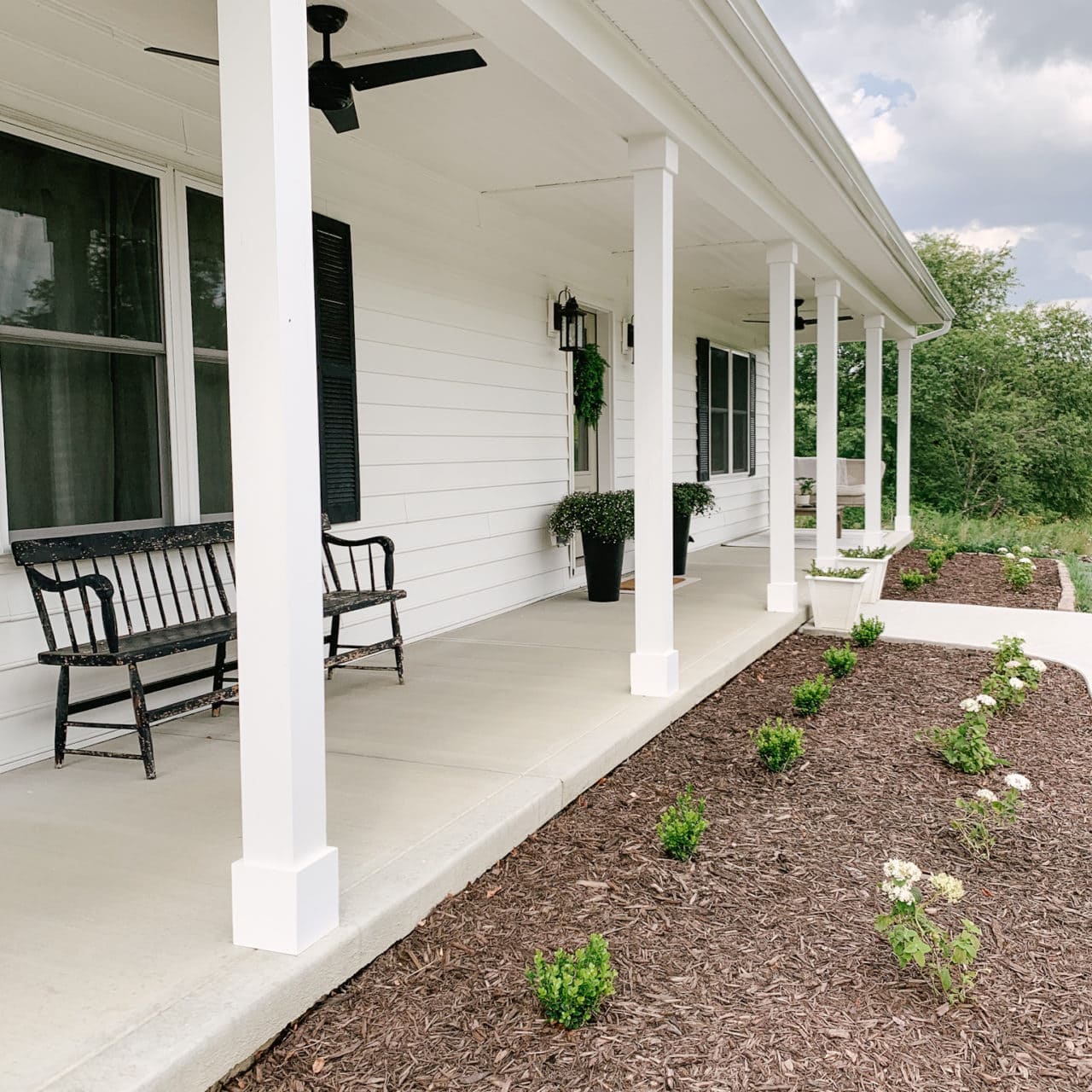 How to Update Skinny Porch Posts with PVC Trim