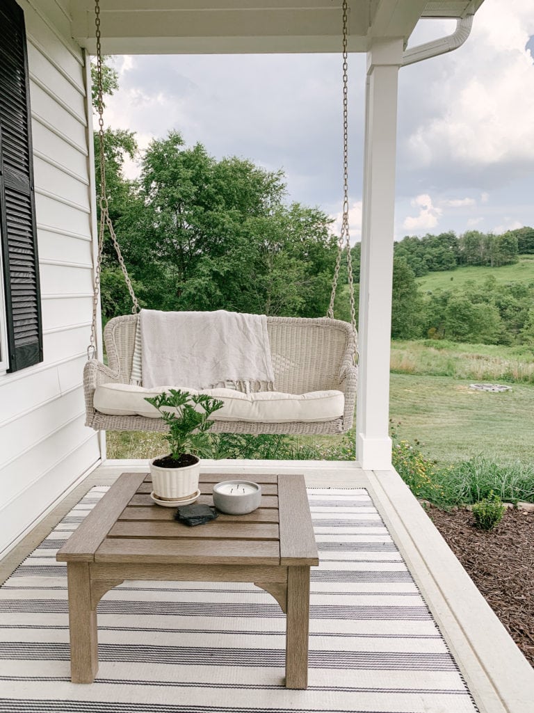 How to Update Skinny Porch Posts with PVC Trim - Sarah Jane Christy
