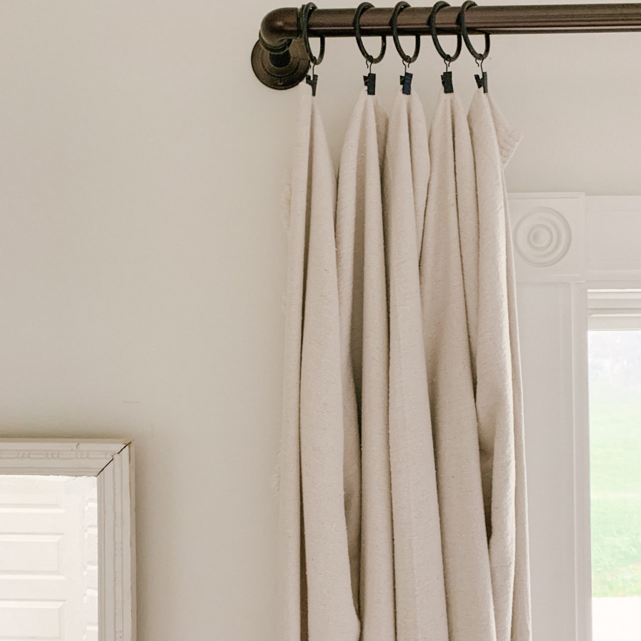 Drop Cloth Curtains – An Easy and Affordable DIY