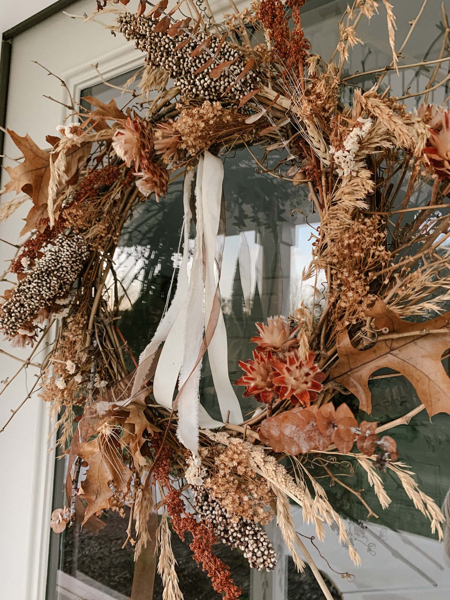 Fall Dried Floral Wreath
