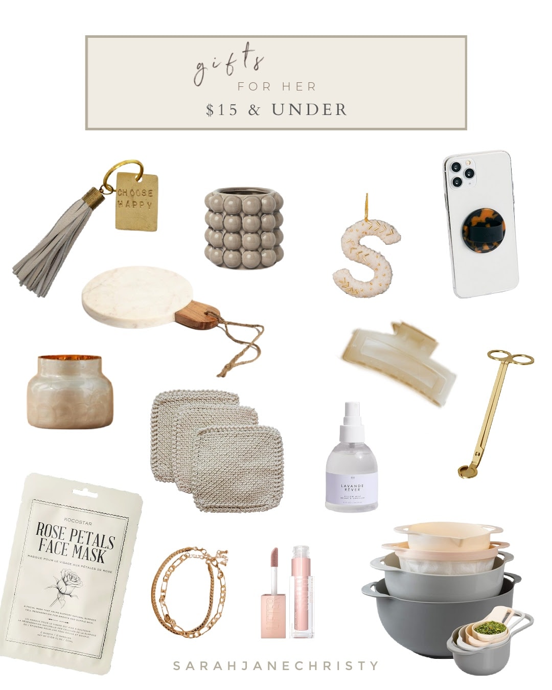 gifts for women under $15