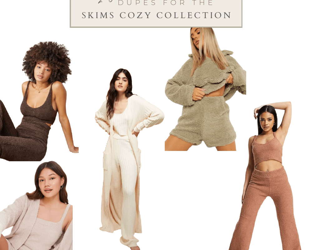 Dupes for SKIMS Cozy Collection