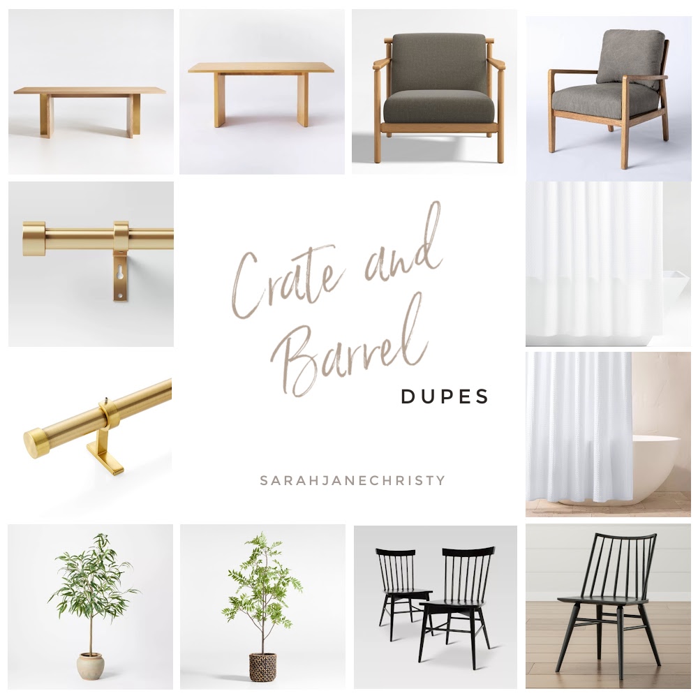 Crate and Barrel look-alikes, Anthropologie Copycats, and