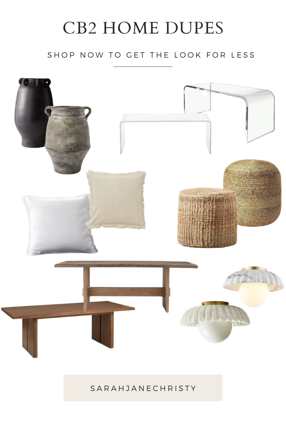 CB2 Dupe List Modern and Trendy Decor and Furniture