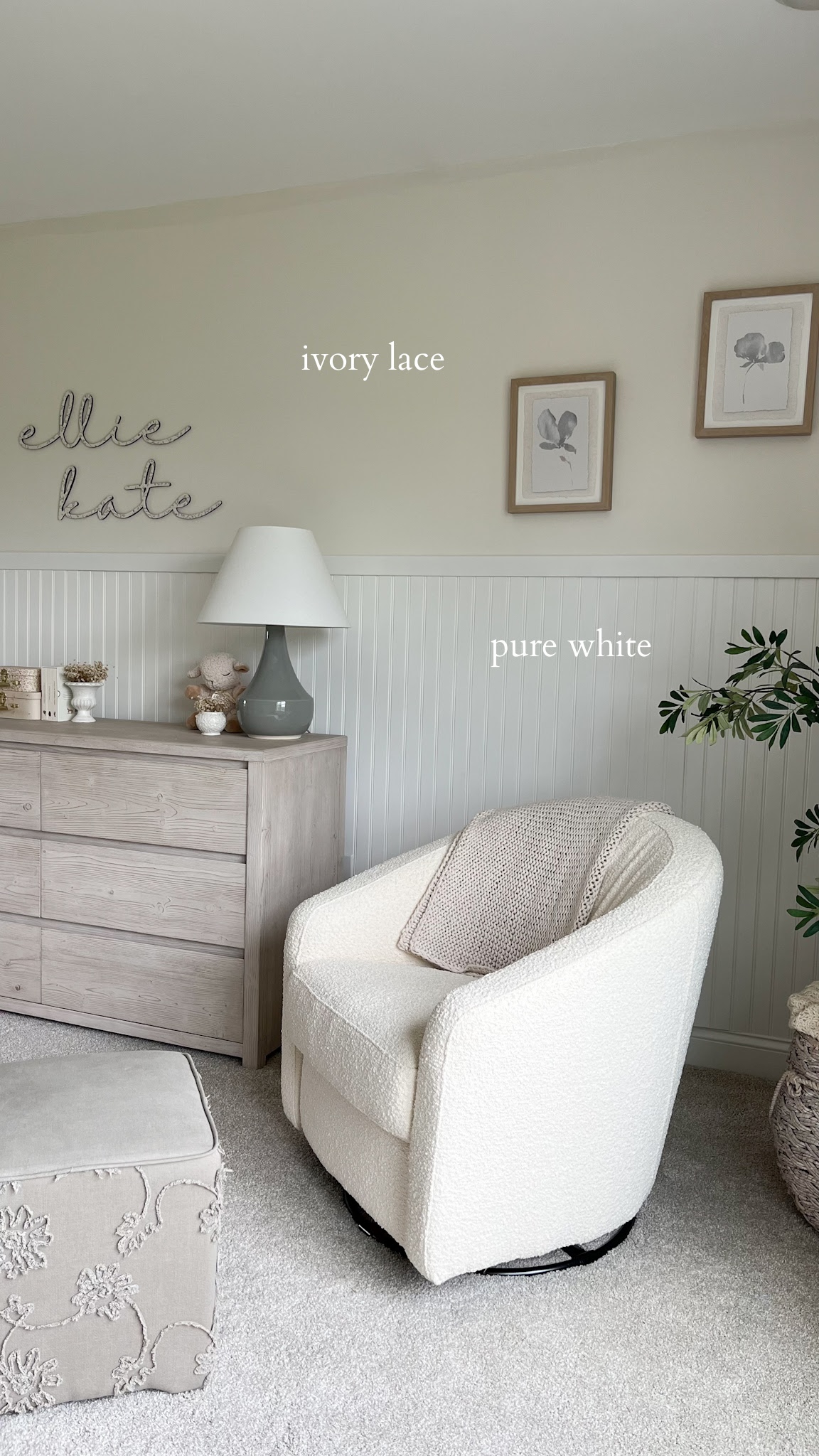 ivory white color paint