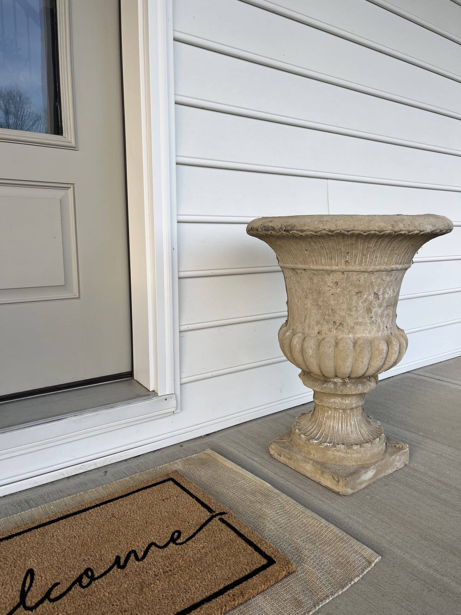 concrete urn planters